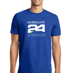 Blue rush Core Cotton Tee - C3RART - Samalea Corp