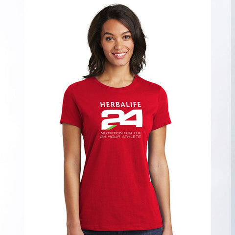 HLF24 Red Composition Tee - Samalea Corp