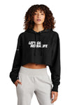 LETSGOH Cropped Fleece Hoodie