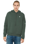 Unisex Sponge Fleece Pullover Hoodie (Military)